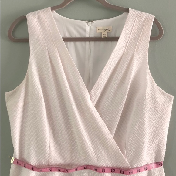 Maison Jules seersucker pink and white sun dress - Picture 7 of 8